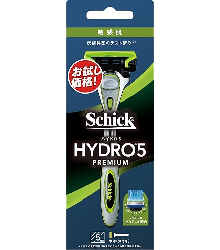Amazon.co.jp: ハイドロ Schick(シック) ハイドロ5 プレミアム 敏感肌